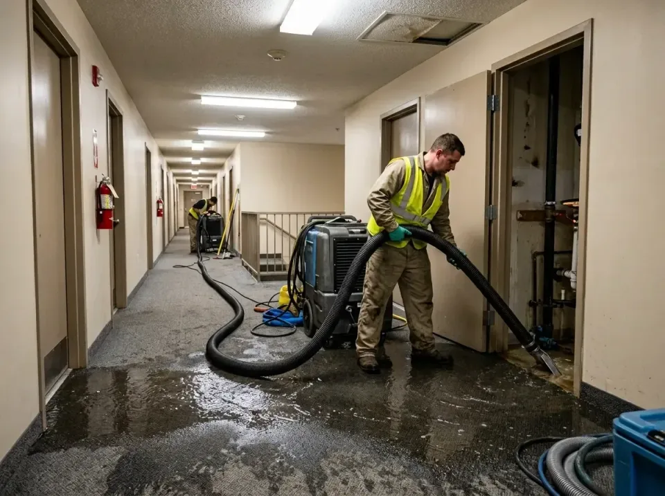 multi-unit-apartment-hallway-f-005 — frequently asked questions, Emergency Burst Pipe Water Extraction & Removal in Globe, AZ